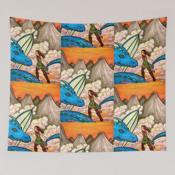Item preview, Mari and the Dragon designed and sold by MAIMurray.