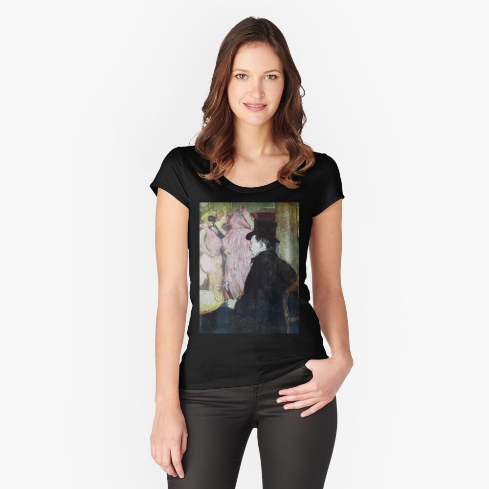 Item preview, Fitted Scoop T-Shirt designed and sold by wetdryvac.
