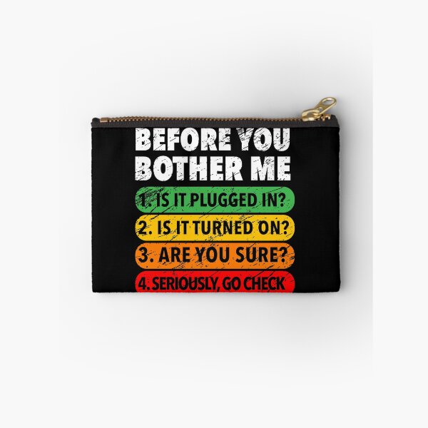 Item preview, Tech support checklist, before you bother me funny gift idea designed and sold by WeeTee.