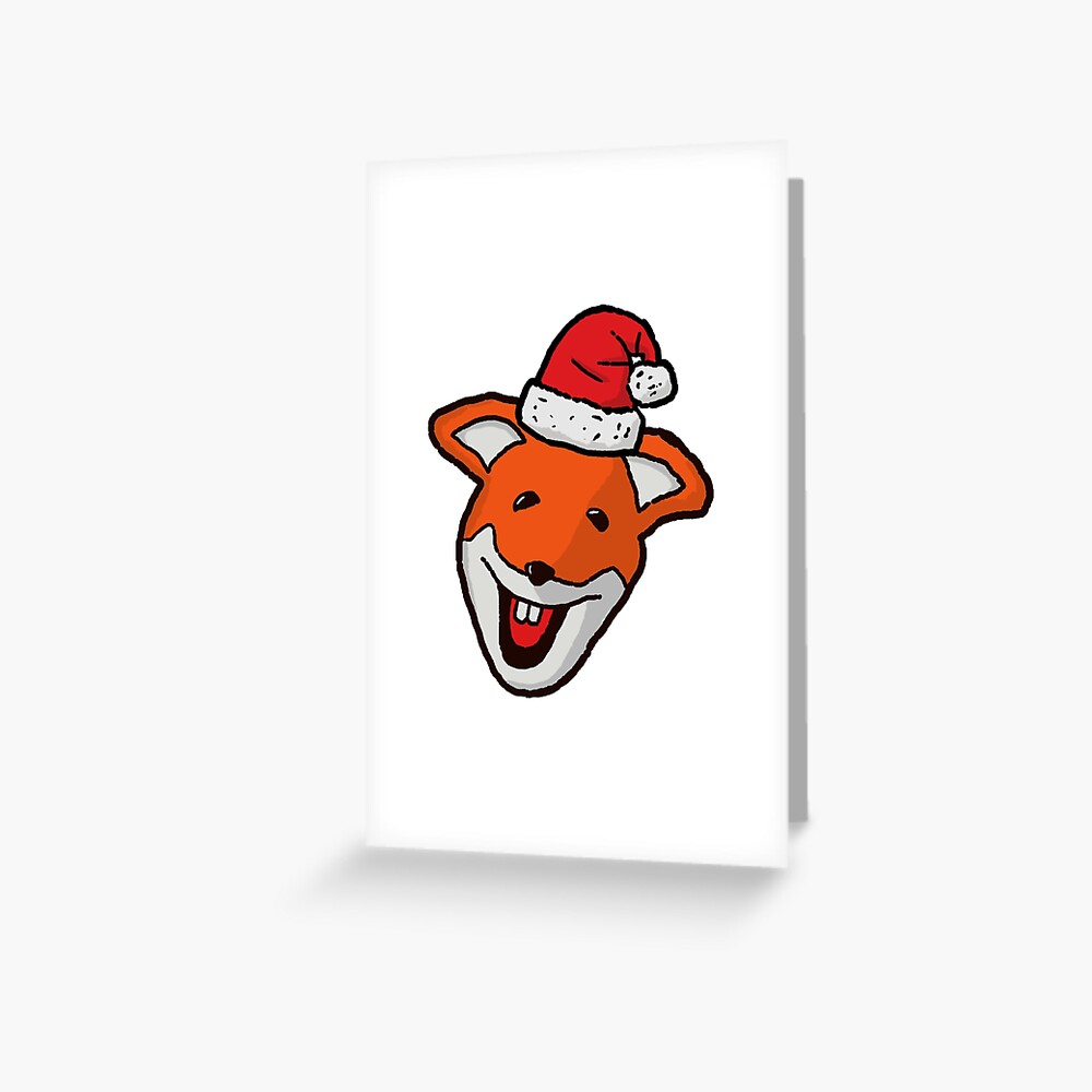 "XMAS Basil Brush From The Basil Brush Show" Greeting Card for Sale by