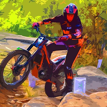 Artwork thumbnail, Trials Riding by PODLizardWizard