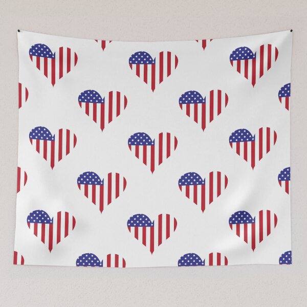 Item preview, American Heart Flag  designed and sold by CM-PD.