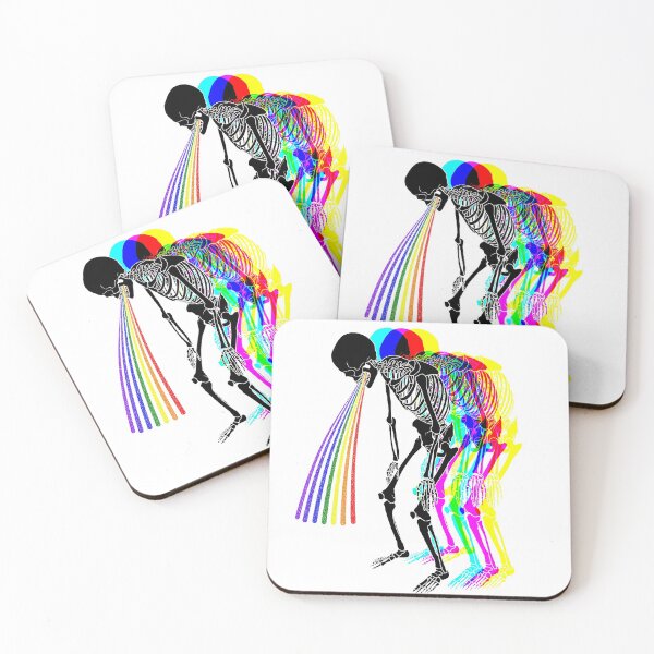 Super Rainbow Coasters (Set of 4)