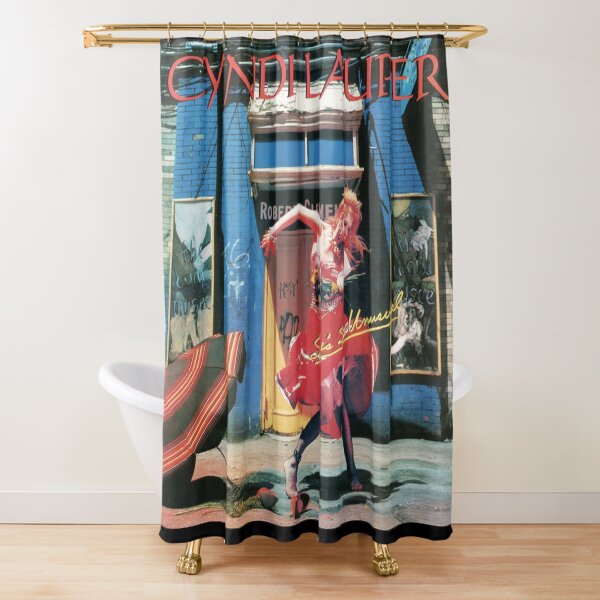 Cyndi Lauper She's So Unusual Shower Curtain