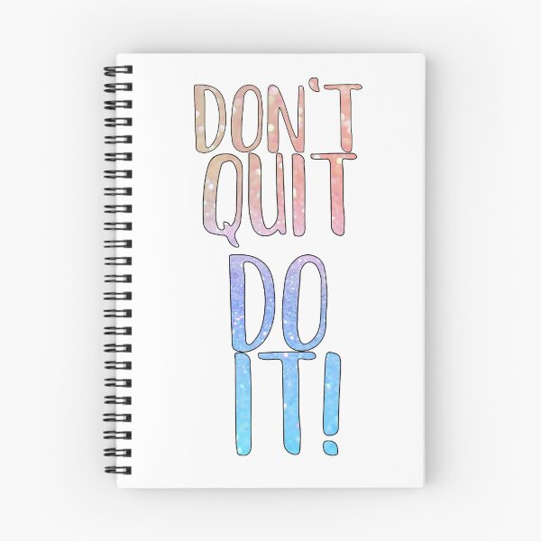 Item preview, Don't Quit. Do It! designed and sold by TheWriteShoppe.