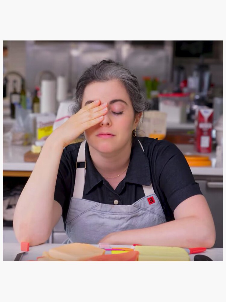 &quot;Claire Saffitz Bon Appetit&quot; Sticker by josiekrentz