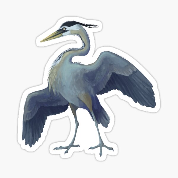Item preview, Great Blue Heron designed and sold by almostbird.