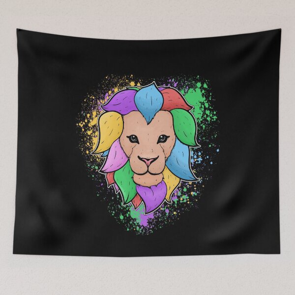 Item preview, Holi Lion Festival Color Blob Colorful Gift designed and sold by Ventein.