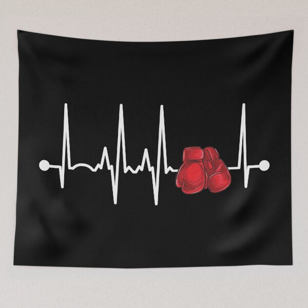 Item preview, Boxing Heartbeat designed and sold by teesaurus.