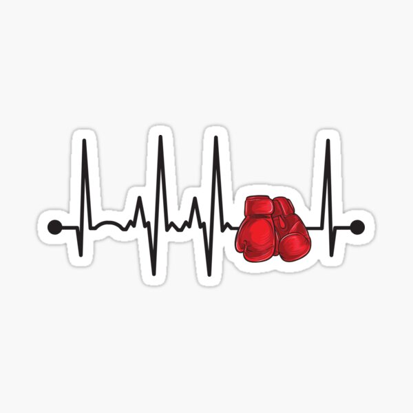 Item preview, Boxing Heartbeat designed and sold by teesaurus.