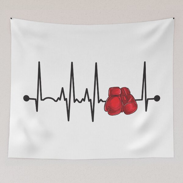 Item preview, Boxing Heartbeat designed and sold by teesaurus.