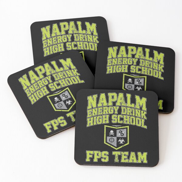 Item preview, Napalm Energy Drink High School FPS Team designed and sold by huckblade.