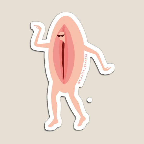 Vista previa del artículo con la obra «bailando vulva», diseñado y vendido por maxizema.
