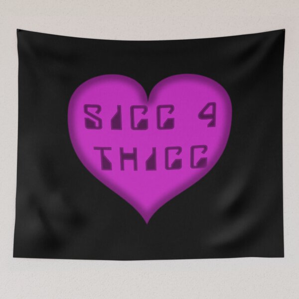Item preview, Sicc 4 Thicc - Purple Heart designed and sold by SolarCross.