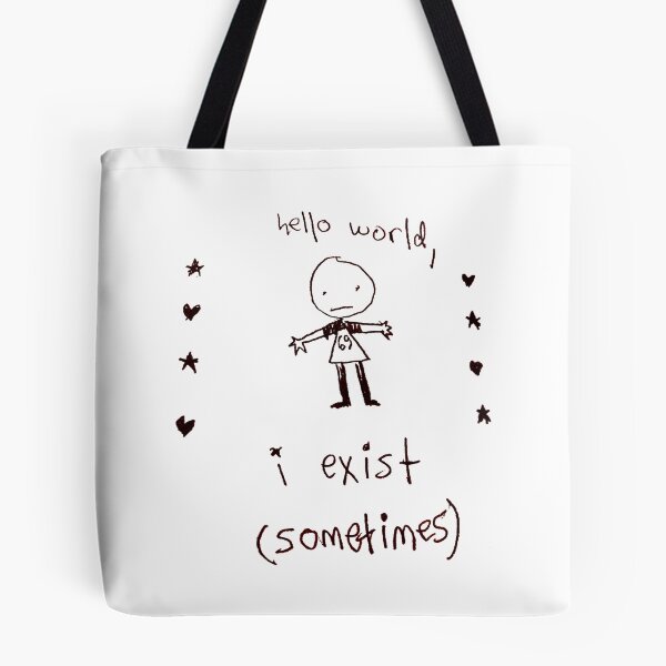 Item preview, i exist (sometimes) designed and sold by april aberdeen.