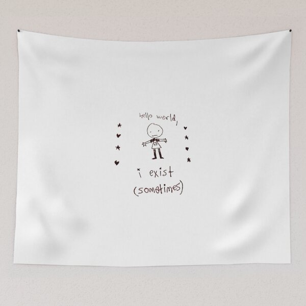 Item preview, i exist (sometimes) designed and sold by april aberdeen.