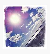 Sunshine through the clouds - Series No.8 Photographic Print