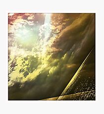 Sunshine through the clouds - Series No.11 Photographic Print