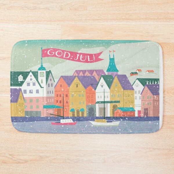 Item preview, Norwegian Christmas greeting designed and sold by Prints by Tracy Sabin.