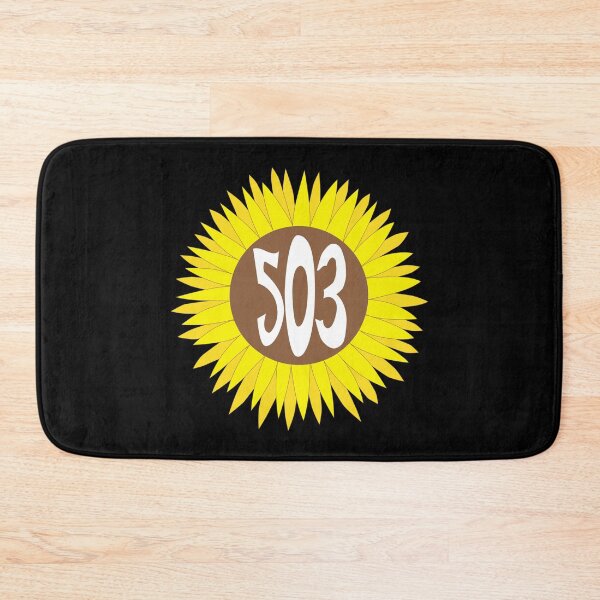 Item preview, Hand Drawn Oregon Sunflower 503 Area Code designed and sold by itsrturn.