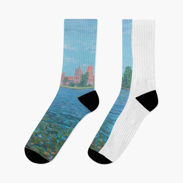 Item preview, Trakai Castle and water lilies (Lithuania) designed and sold by AntonL18.