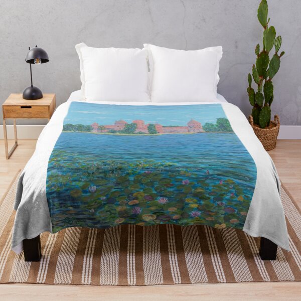 Item preview, Trakai Castle and water lilies (Lithuania) designed and sold by AntonL18.
