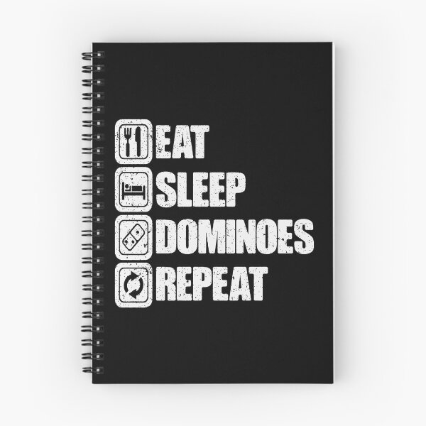 Item preview, Dominoes Fanatic - Eat Sleep Dominoes Repeat designed and sold by IdentiTee Studios.