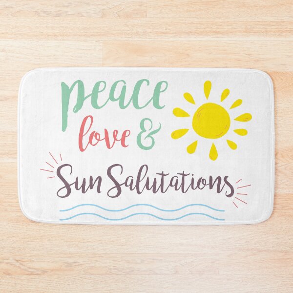 Item preview, peace love and sun salutations designed and sold by ToffDesigns.