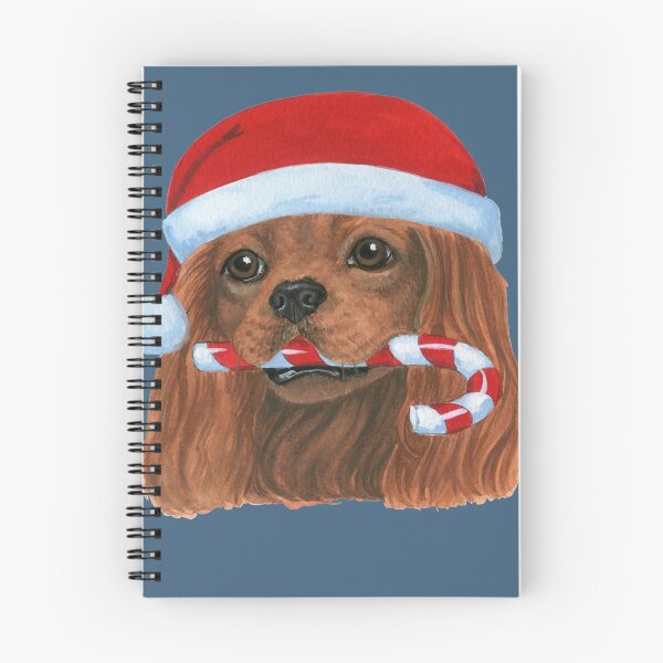 Item preview, Christmas Cavalier King Charles Spaniel Ruby designed and sold by amberwjohnson.