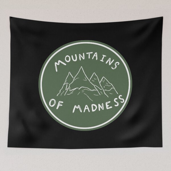 Item preview, Mountains of Madness - Olive Green designed and sold by MOREDANKMEMES.
