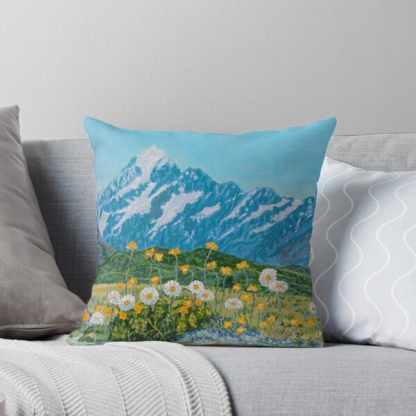 Artikelvorschau, Bringen Sie Koch (Aoraki) und Blumen, Neuseeland an entworfen und verkauft von AntonL18.