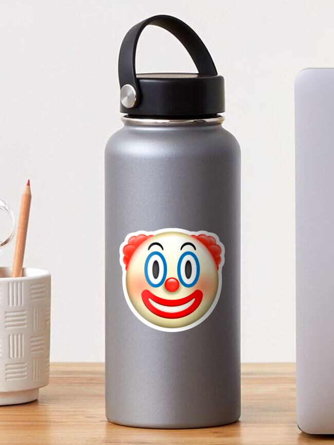 Clown Emoji Sticker By Amemestore Redbubble - emoji clown roblox