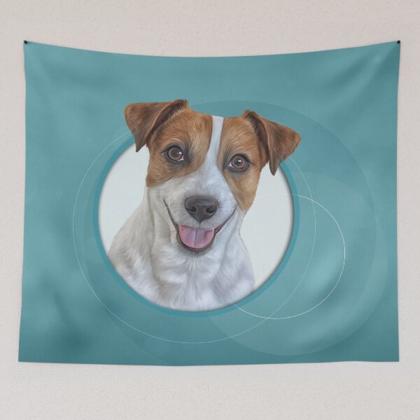 Item preview, Jack Russell Terrier. Drawing, illustration funny dog designed and sold by bonidog.
