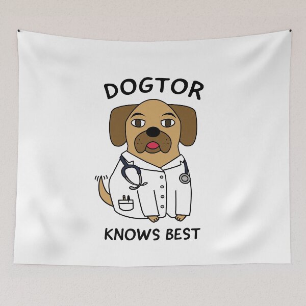 Item preview, Dogtor Knows Best ! designed and sold by creativeliberty.