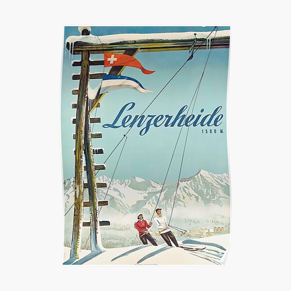 Lenzerheide - Vintage Swiss Travel Poster Poster