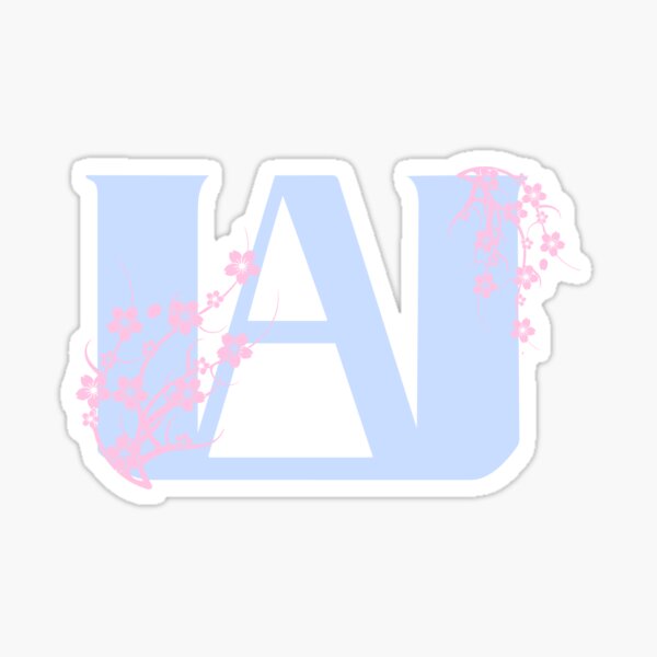 ua logo pastel Sticker