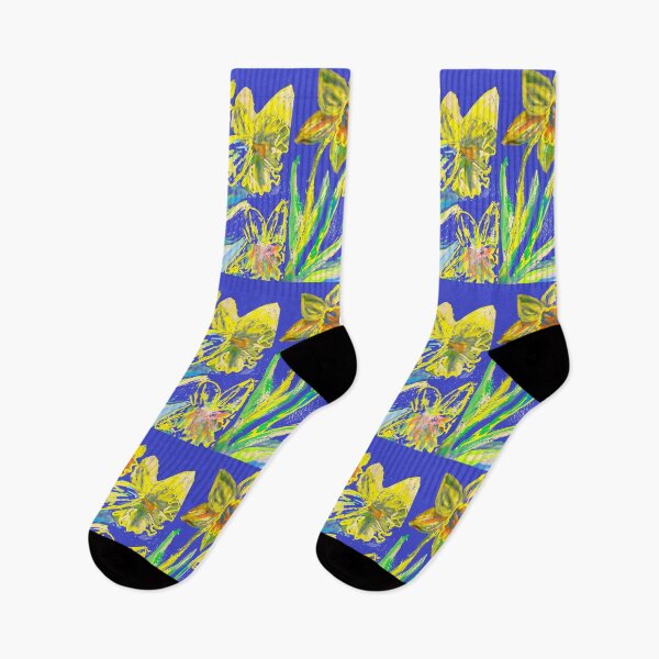 Item preview, Crazy Abstract Daffodil - flower floral modern design designed and sold by Sarah  Rajkotwala.