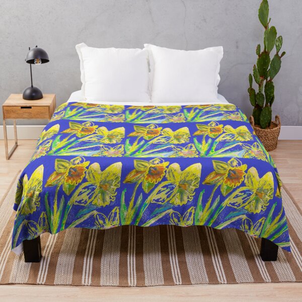 Item preview, Crazy Abstract Daffodil - flower floral modern design designed and sold by Sarah Rajkotwala.