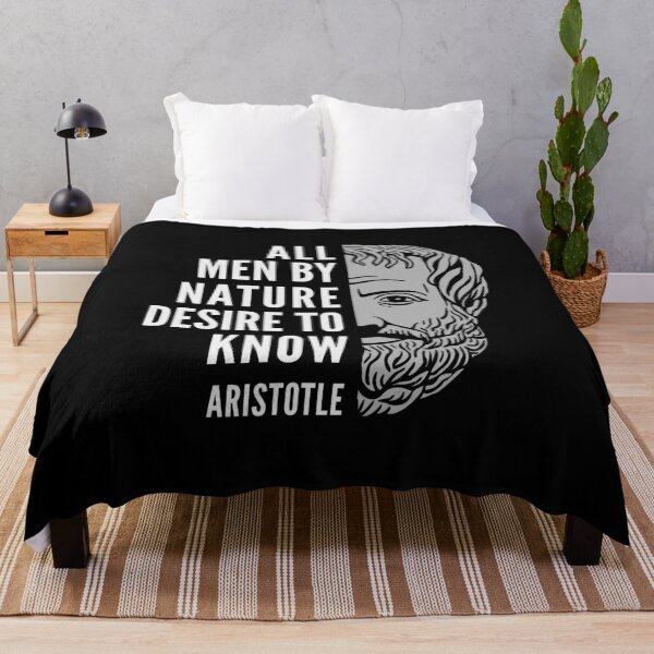 Item preview, Aristotle Popular Inspirational Quote: All Men By Nature Desire to Know designed and sold by Elvin Dantes.