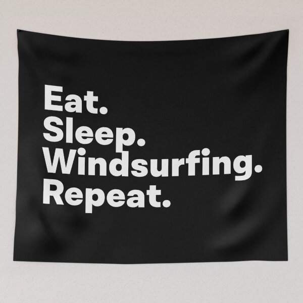 Item preview, Eat Sleep Windsurfing Repeat designed and sold by teesaurus.