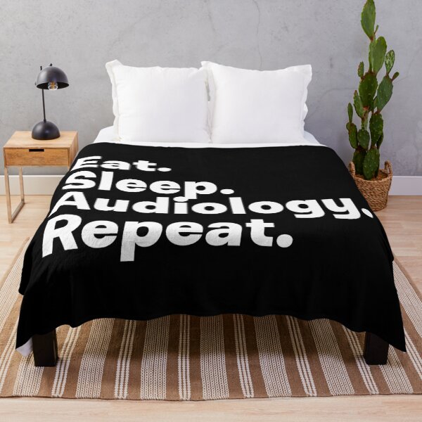 Item preview, Eat Sleep Audiology Repeat designed and sold by teesaurus.