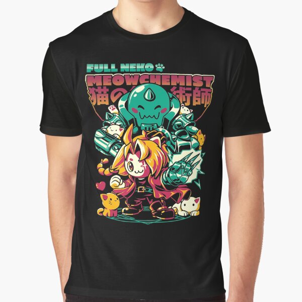 Full Neko Meowchemist Graphic T-Shirt