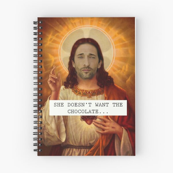 Item preview, Jesus Adrien Brody Christ - Saintly Celeb designed and sold by PraiseMeWares.