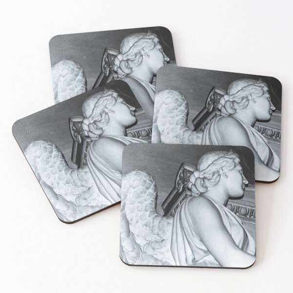 Item preview, Angel in St Peters Basilica B/W Photo by Larry Simpson designed and sold by simpson92.