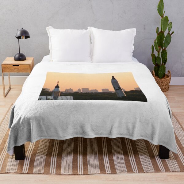 Item preview, Manhattan Skyline at Dusk, View from Flushing Meadow Park designed and sold by lenspiro.