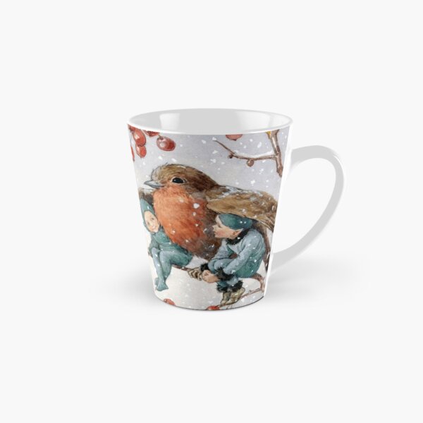 Item preview, Christmas Elves Sheltering with a Robin - Margaret Tarrant designed and sold by forgottenbeauty.