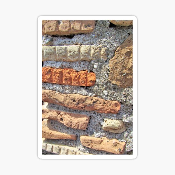 There Is Beauty In The Bricks Sticker