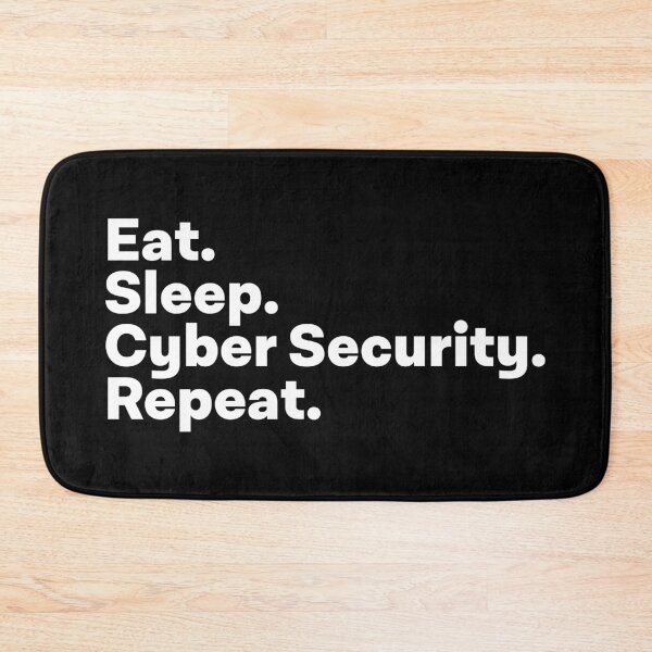 Item preview, Eat Sleep Cyber Security Repeat designed and sold by teesaurus.