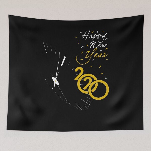 Item preview, Happy New Year 2020 Clock Midnight Eve Design designed and sold by Lighvision.