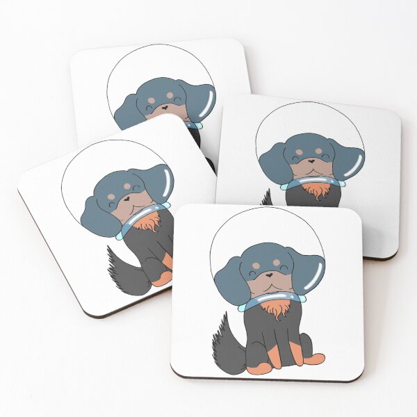 Item preview, Cavalier King Charles Spaniel - Black and Tan in Space designed and sold by jollyinu.